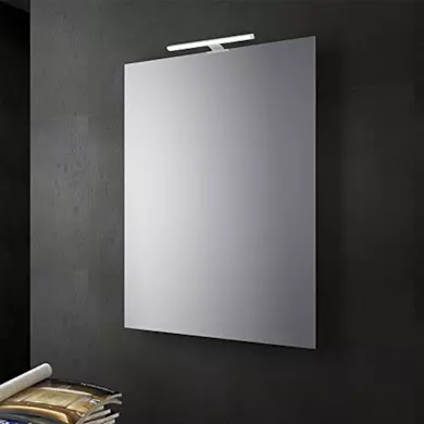 Specchio da bagno con lampada led 70x50 cm