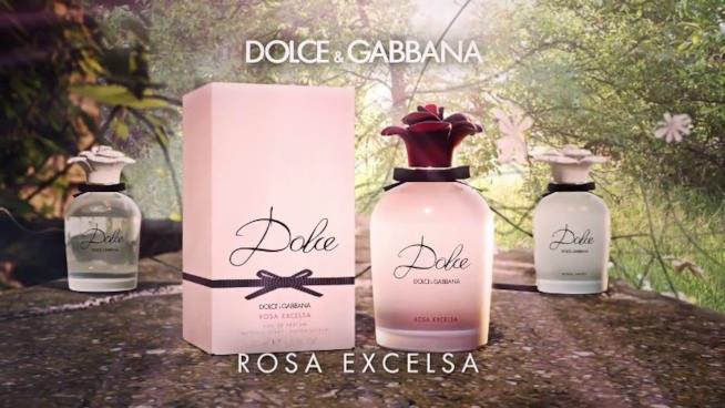 L'eau de parfum Dolce Rosa Excelsa di Dolce & Gabbana contiene due rare qualità di rosa La linea completa di Dolce Rosa Excelsa, il nuovo profumo di Dolce & Gabbana