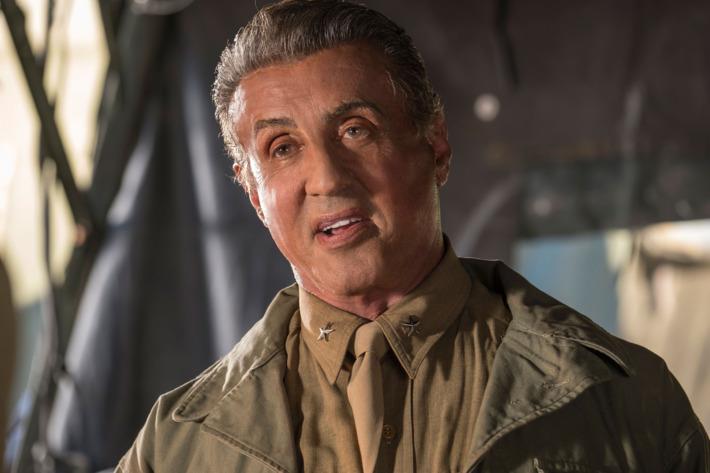 This is Us: un primo piano di Sylvester Stallone Sylvester Stallone nella serie This is Us