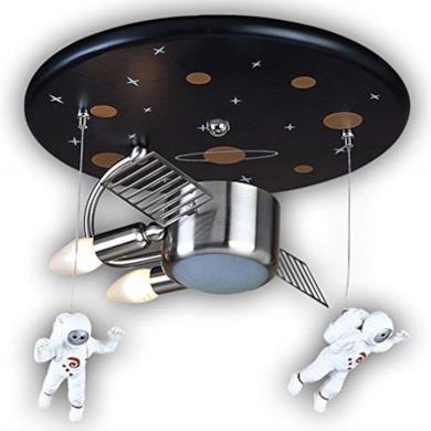 Plafoniera con astronauti