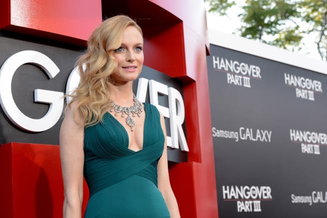 Prova costume superata per la bellissima Heather Graham. Heather Graham ad un evento.