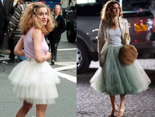 Carrie Bradshaw e la gonna di tulle Le gonne di tulle di Carrie in Sex and the City