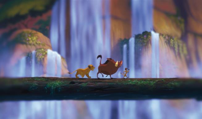 Una scena del film Il Re Leone Il Re Leone dall'animazione al live action