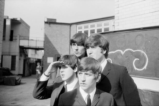 A Bologna la mostra Astrid Kirchherr With The Beatles Uno scatto della mostra Astrid Kirchherr With The Beatles