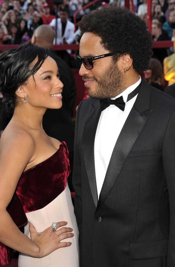 Zoë Kravitz con il padre Lenny Kravitz Zoë Kravitz e Lenny Kravitz