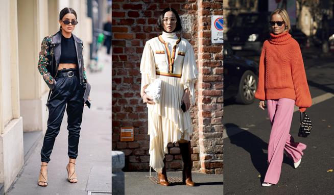 Nuovi look per la primavera Collage di streetstyle
