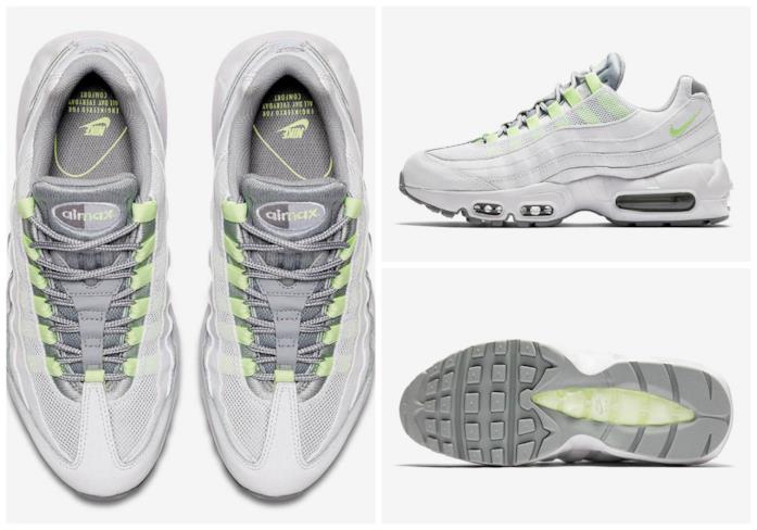 Nike Air Max 95 OG Neon Varie angolazioni del modello Nike Air Max 95 OG Neon