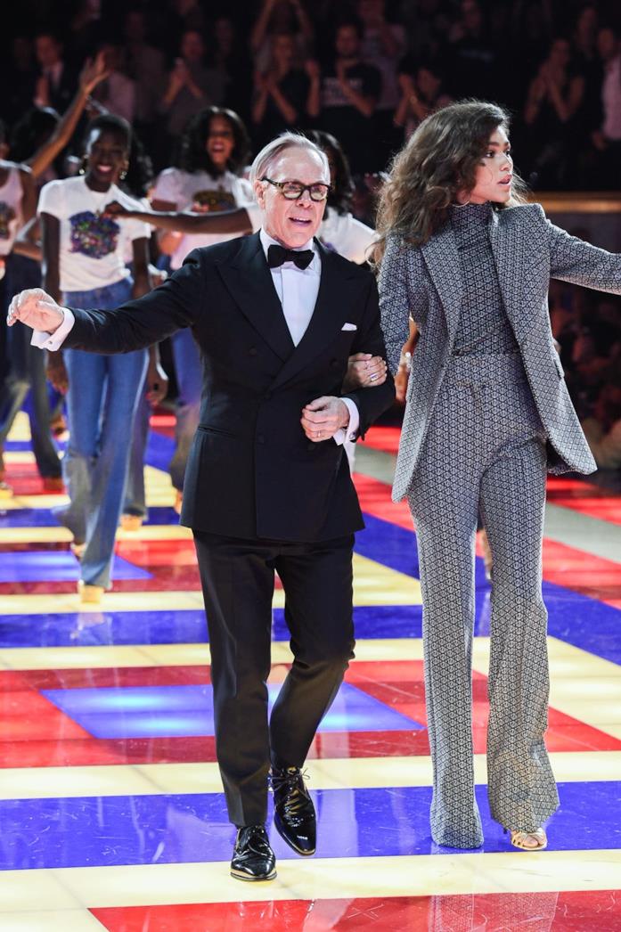 Sfilata Tommy Hilfiger Lo stilista e Zendaya alla Sfilata Tommy Hilfiger
