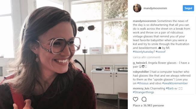 Ecco come Mandy Moore affronta una giornata storia Un post su Instagram di Mandy Moore