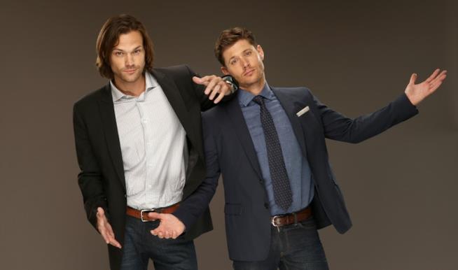 Jared Padalecki e Jensen Ackles I due attori Jensen Ackles e Jared Padalecki.