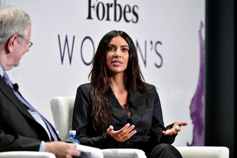 Kim Kardashian ha parlato durante un summit della sua strategia social Primo piano di Kim Kardashian
