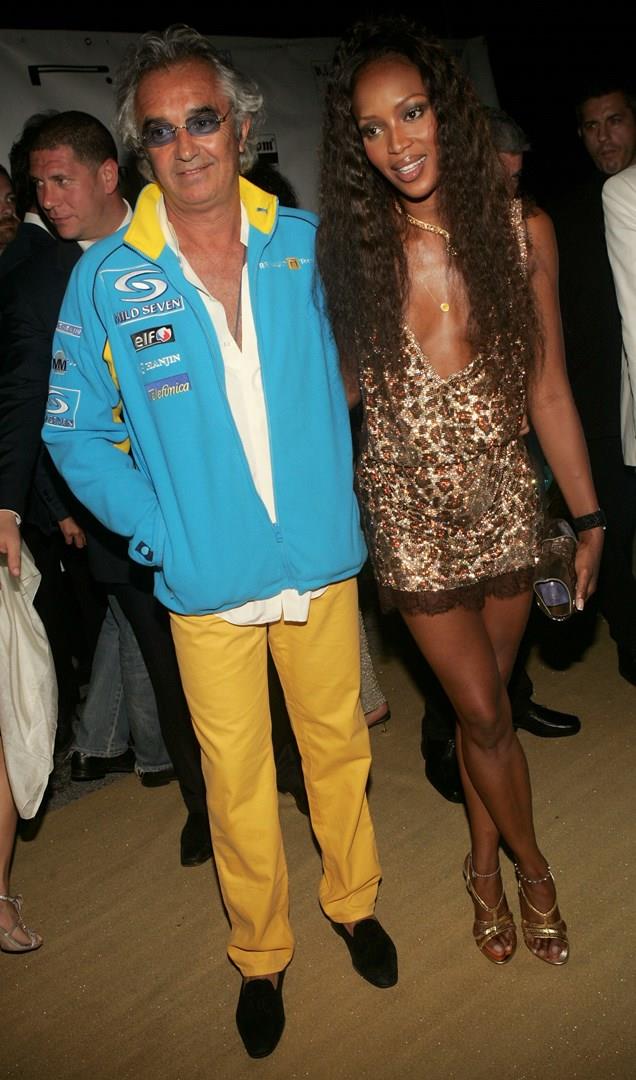 Naomi Campbell: amori, curiosità e news sulla modella Naomi Campbell con Flavio Briatore