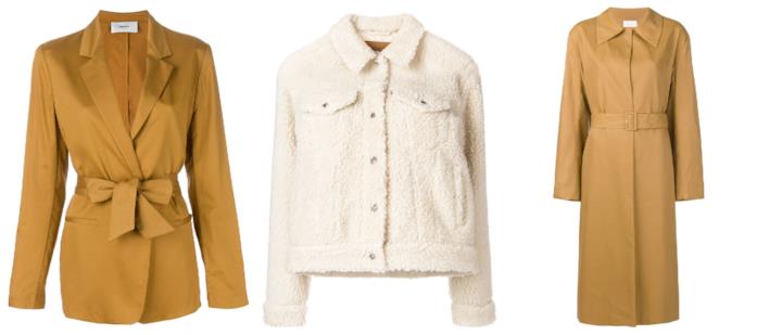 Giacche caramello e panna di moda per l'autunno inverno 2018-19 Giacche caramello e panna di tendenza per l'A/I 2018-19