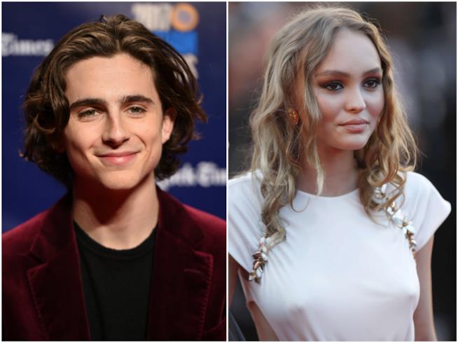 Lily-Rose Depp e Timothée Chalamet stanno insieme: le foto del bacio Timothée Chalamet e Lily-Rose Depp