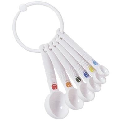 Set 6 cucchiai dosatori in plastica