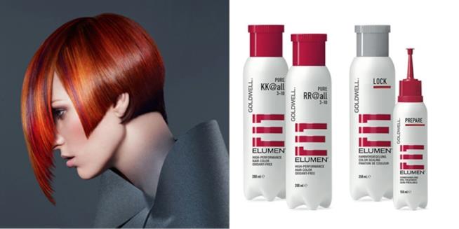 Pigmenti Elumen Pure del brand Goldwell tinte schock e capelli sani La linea Elumen Pure di Goldwell offre colorazioni intense e prive di ammoniaca