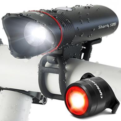 kit luci per bicicletta ricaricabile con USB