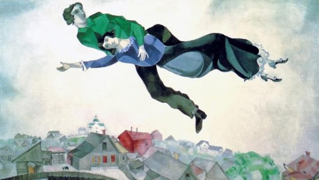Sogno di una notte d’estate: a Milano la mostra dedicata a Chagall Sulla città di Chagall