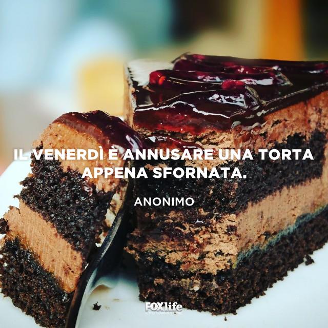 Venerdì è profumo di torta Fetta di torta in primo piano