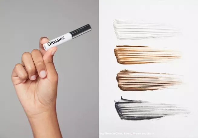 Boy Brow, il trucco sopracciglia di Glossier Il brand americano Glossier e Boy Brow, il mascara colorato per sopracciglia vero bestseller