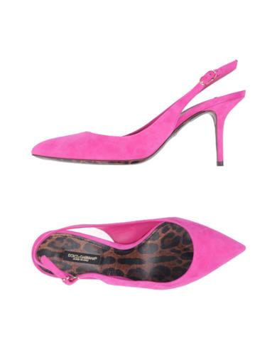 Slingback scamosciate fucsia