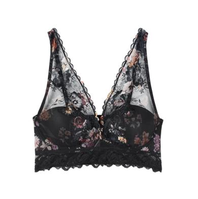 Reggiseno a balconcino a fiori