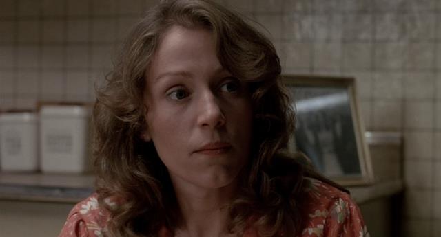 Frances McDormand in Mississippi Burning di Alan Parker Una immagine giovanile di Frances McDormand in Mississippi Burning