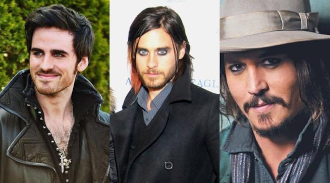 Colin O'Donoghue, Jared Leto e Johnny Depp amano truccarsi anche fuori dal set Gli attori Colin O'Donoghue, Jared Leto e Johnny Depp sfoggiano i loro occhi truccati