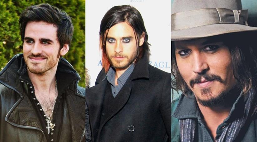 Colin O'Donoghue, Jared Leto e Johnny Depp amano truccarsi anche fuori dal set Gli attori Colin O'Donoghue, Jared Leto e Johnny Depp sfoggiano i loro occhi truccati