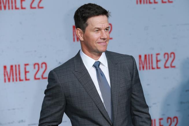 Mark Wahlberg alla premiere di Mile 22 L'attore Mark Wahlberg
