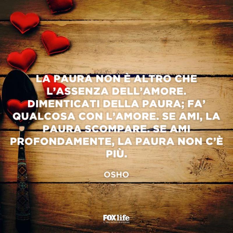 Amare annienta la paura Cucchiaio con un cuore