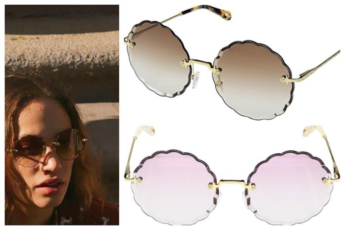 Occhiali da sole a forma di fiore tendenza estate 2018 A forma di fiore, gli occhiali da sole di moda per l'estate 2018
