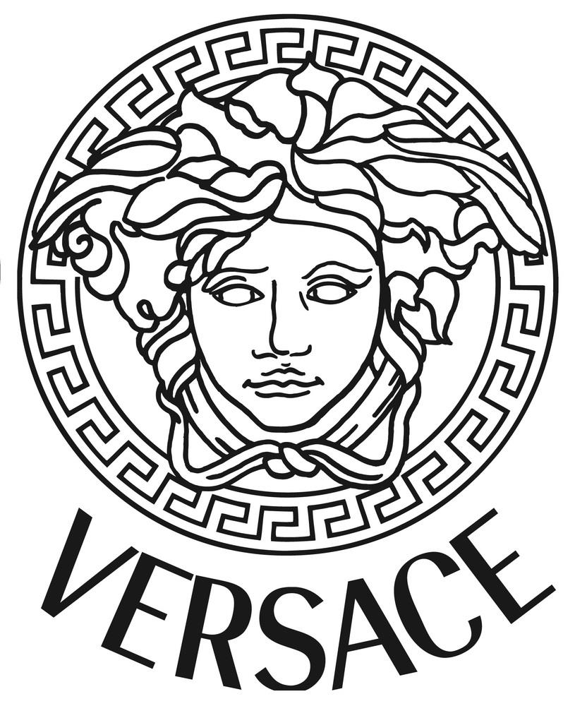 Logo Versace Il logo di Versace con la Medusa