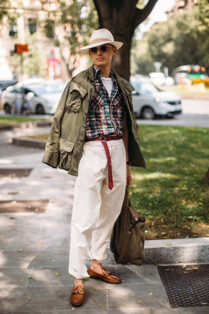 Cappello in paglia 2019 Street style Milano