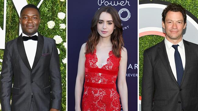 Il cast di Les Miserables, la nuova mini-serie BBC David Oyelowo, Dominic West e Lily Collins insieme in una fotografia