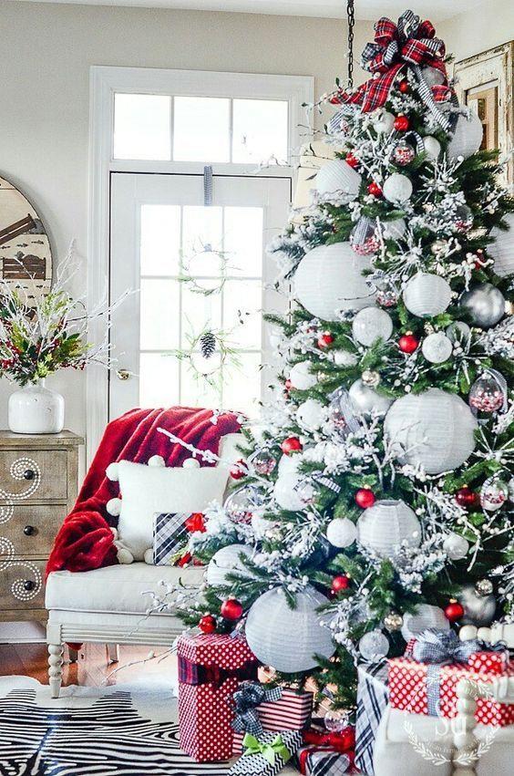 Albero stile scozzese originale Albero di Natale elegante