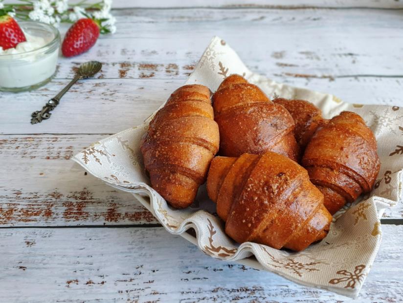 Brioche con farina di lupini Cornetti