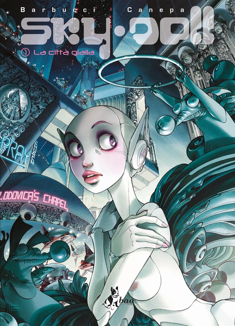IL vol. 1 di Sky Doll. La Città Gialla La copertina di Sky Doll. La Città Gialla