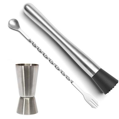 Strumenti essenziali per bar in acciaio inox
