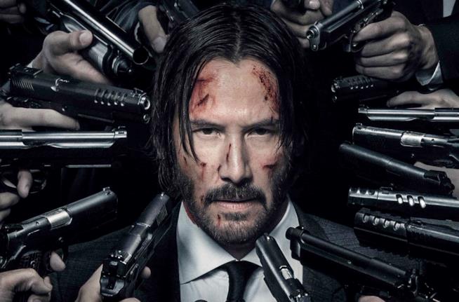 Keanu reeves in JOhn Wick Keanu Reeves nel poster di John Wick