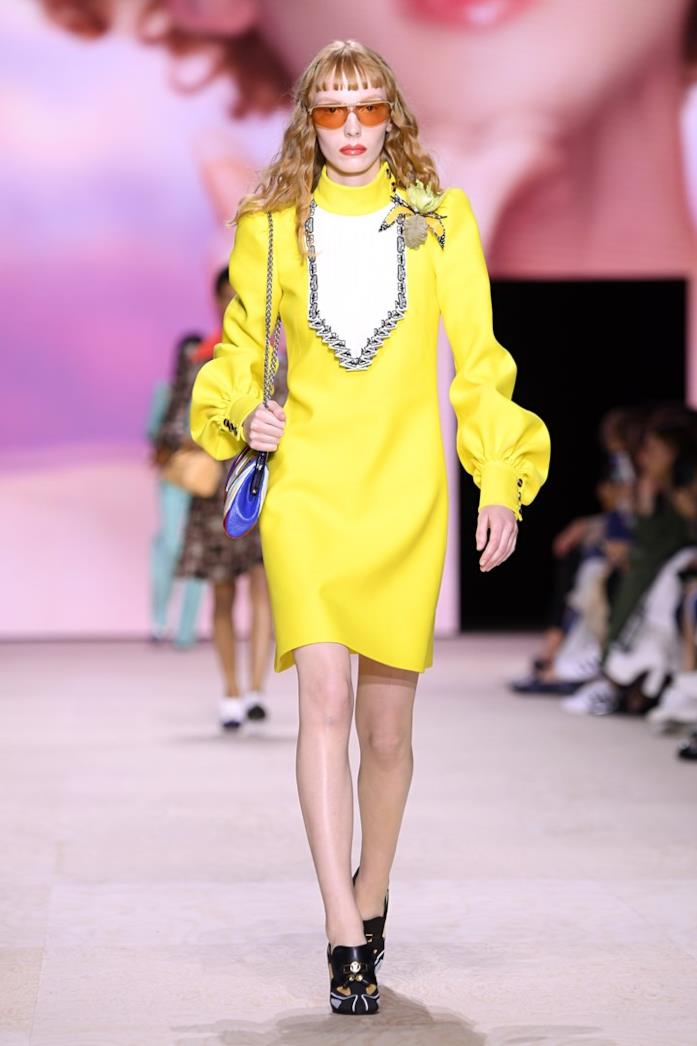 Louis Vuitton: la nuova collezione Primavera/Estate 2020 Abito con maniche a sbuffo Louis Vuitton