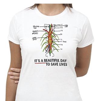 La t-shirt di Grey's Anatomy La t-shirt It's a beautiful day to save lives