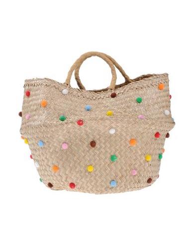 Maxi shopping bag con applicazioni