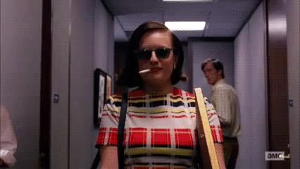 Peggy Olson Peggy Olson in corridoio