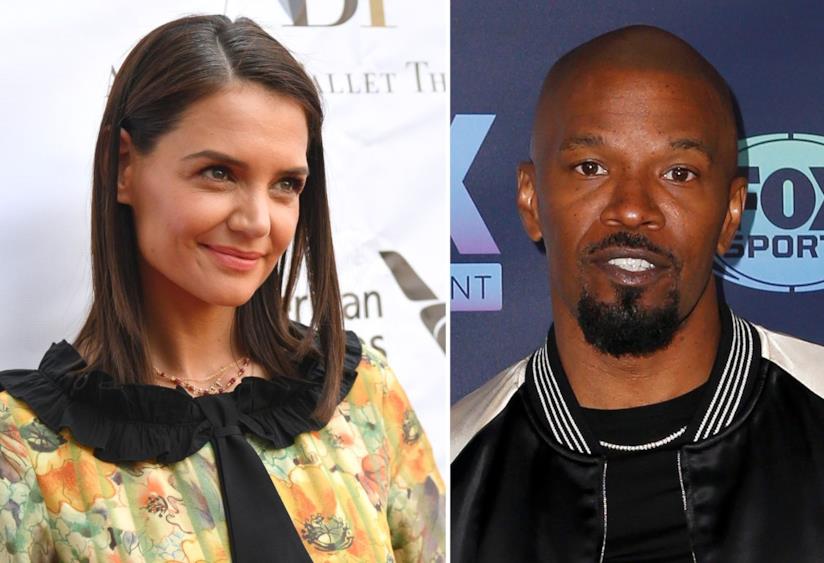 Katie Holmes e Jamie Foxx Gli attori Katie Holmes e Jamie Foxx