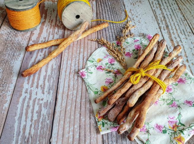 Grissini senza glutine Filoncini di pasta croccante