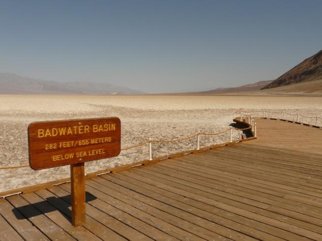 Il bacino di Badwater badwater basin
