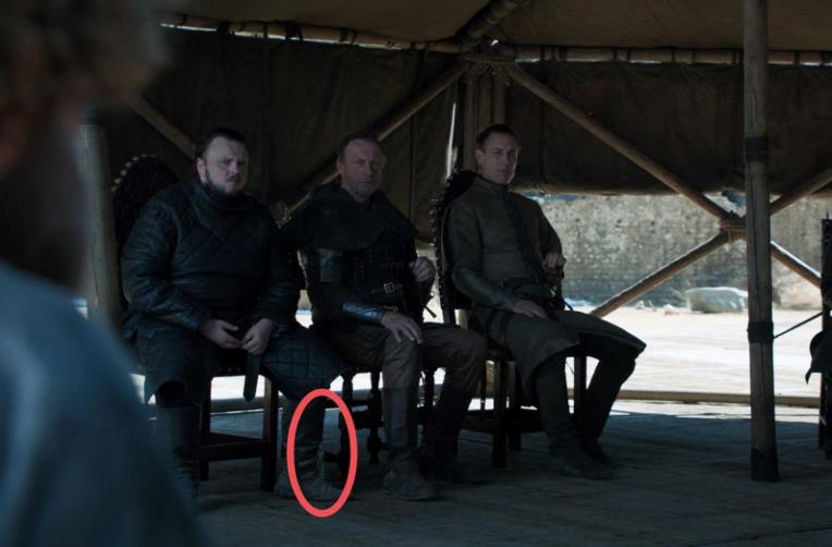 Game of Thrones Game of Thrones errore scenografia