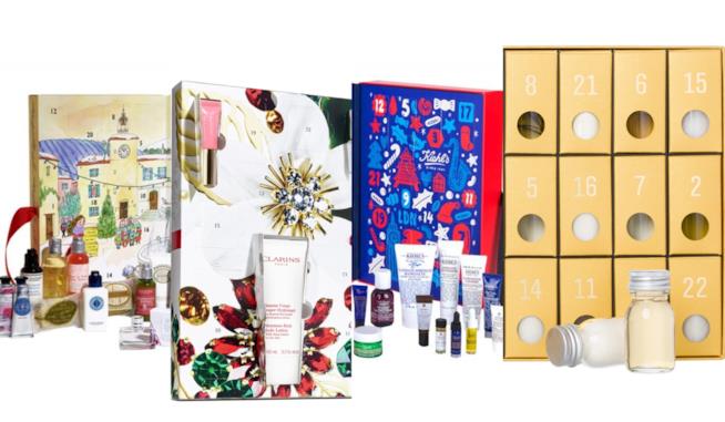 I calendari dell'avvento beauty 2017 Confezioni dei calendari dell'Avvento di Natale 2017