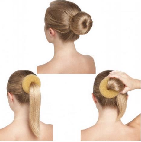 Ciambella per chignon I passaggi per realizzare lo chignon con la ciambella